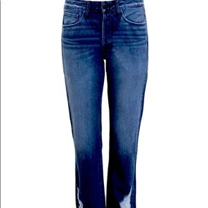 3x1 Higher Ground boyfriend Crop- Rushmore